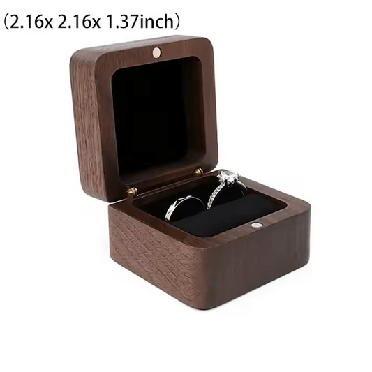 The Signature Walnut Box - Midnight Velvet