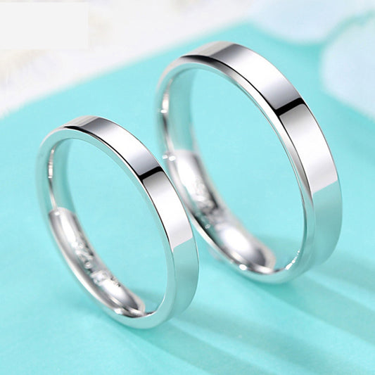 2mm or 4mm .925 Sterling Silver Unisex Rings - Promise Rings