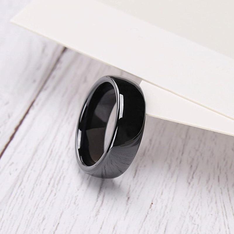 6mm Ceramic Unisex Ring - Promise Rings