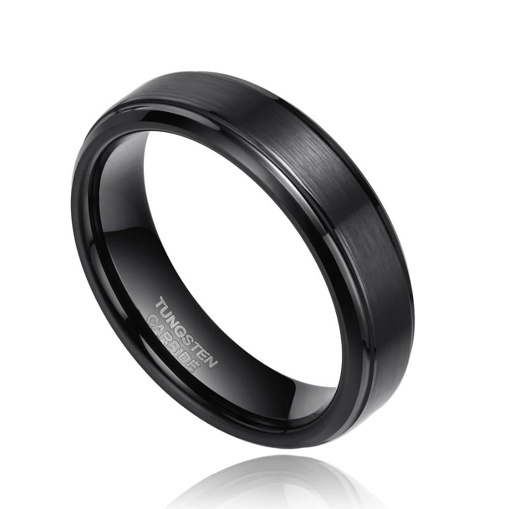 6mm Classic Tungsten Mens Ring - Promise Rings