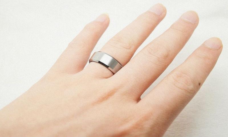 6mm/8mm Silver Tungsten Mens Rings - Promise Rings