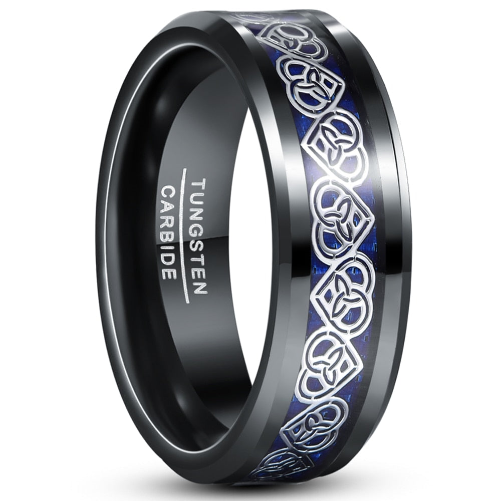 8mm Horoscopes Tungsten Unisex Ring (7 styles) - Promise Rings