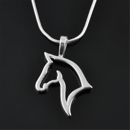 Horse Head Necklace - Necklaces