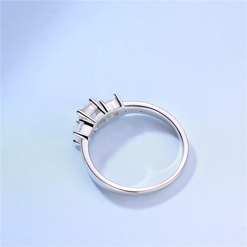 Round & Square Cut Cubic Zirconia Womens Ring - Promise Rings