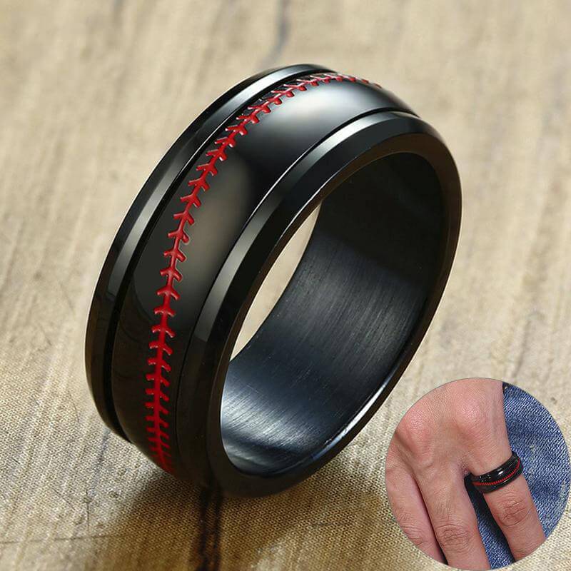 Dropship Anxiety Ring Spinner Fidget Rings For Anxiety Dragon Ring Black  Stainless Steel Rings For Men Women Size13 to Sell Online at a Lower Price
