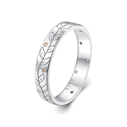 6mm Sterling Silver Seasons Ring – Four Symbolic Nature-Inspired Styles (Women's) - Promise Rings