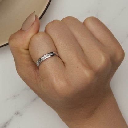 6mm Sterling Silver Seasons Ring – Four Symbolic Nature-Inspired Styles (Women's) - Promise Rings