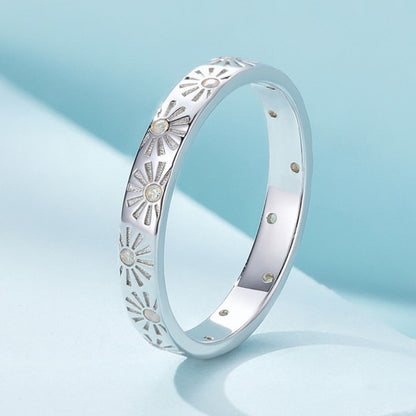 6mm Sterling Silver Seasons Ring – Four Symbolic Nature-Inspired Styles (Women's) - Promise Rings