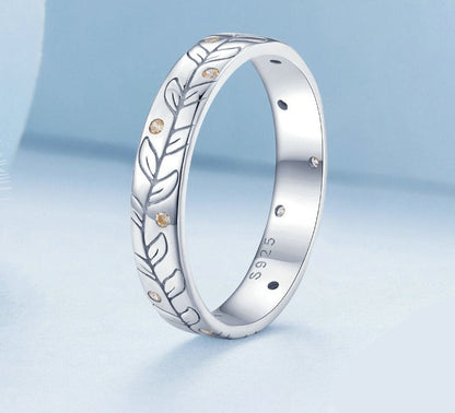 6mm Sterling Silver Seasons Ring – Four Symbolic Nature-Inspired Styles (Women's) - Promise Rings