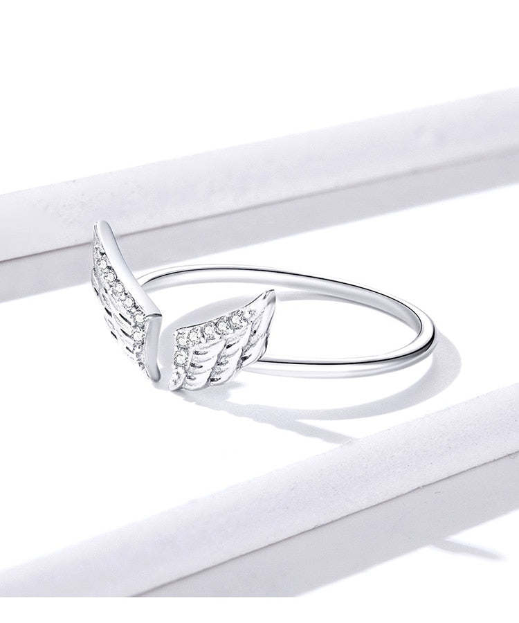 Flying Wings 925 Sterling Silver Adjustable Women's Ring