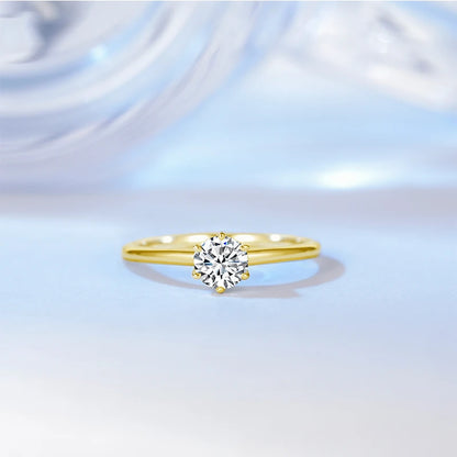 Personalized gold womens ring