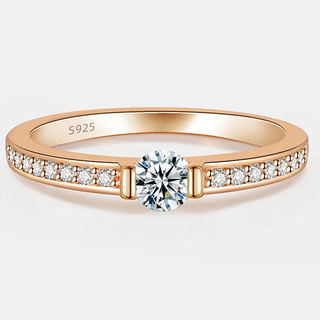 Rose gold ring