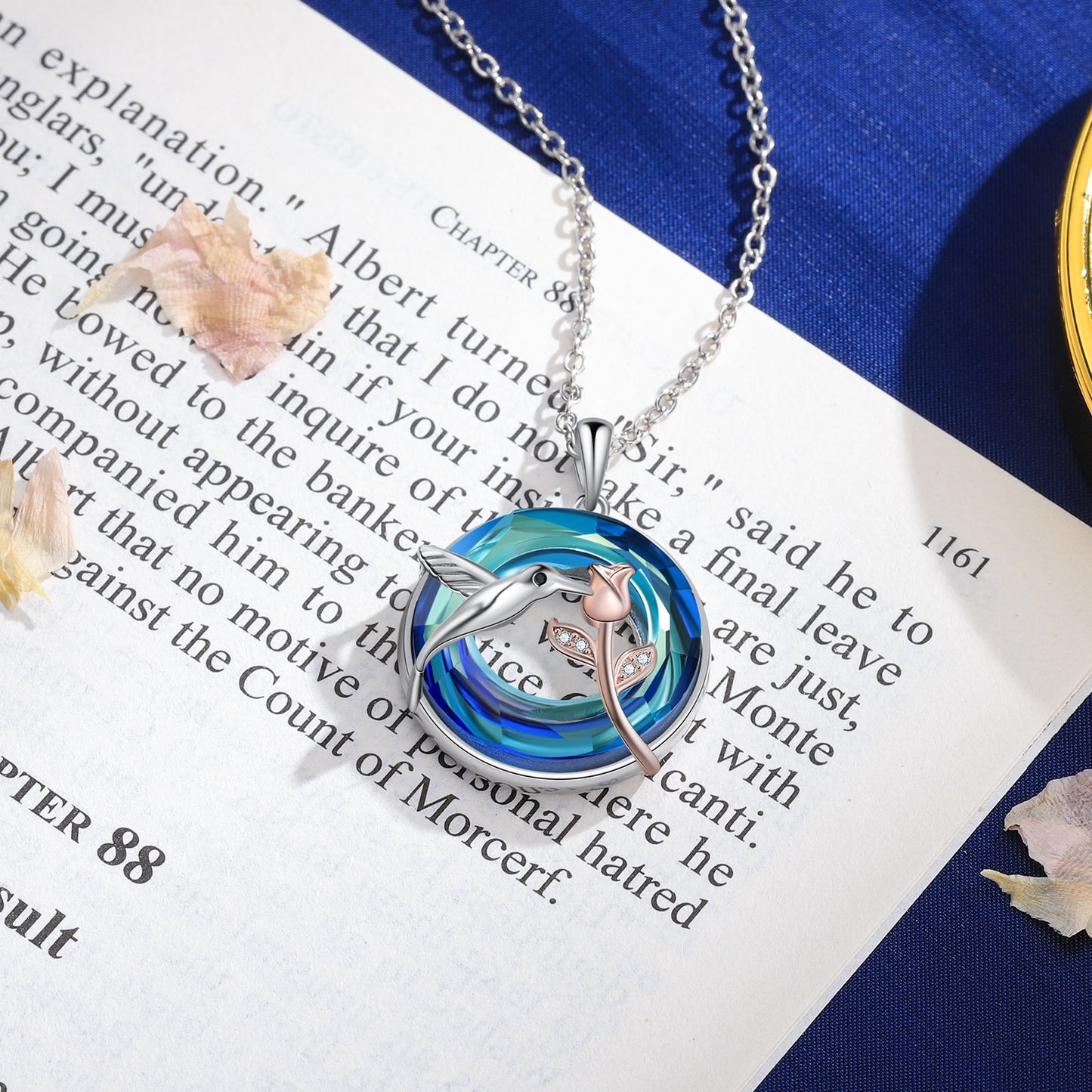 Animal Blue Crystal Pendants Women's Copper Necklace (6 Styles)