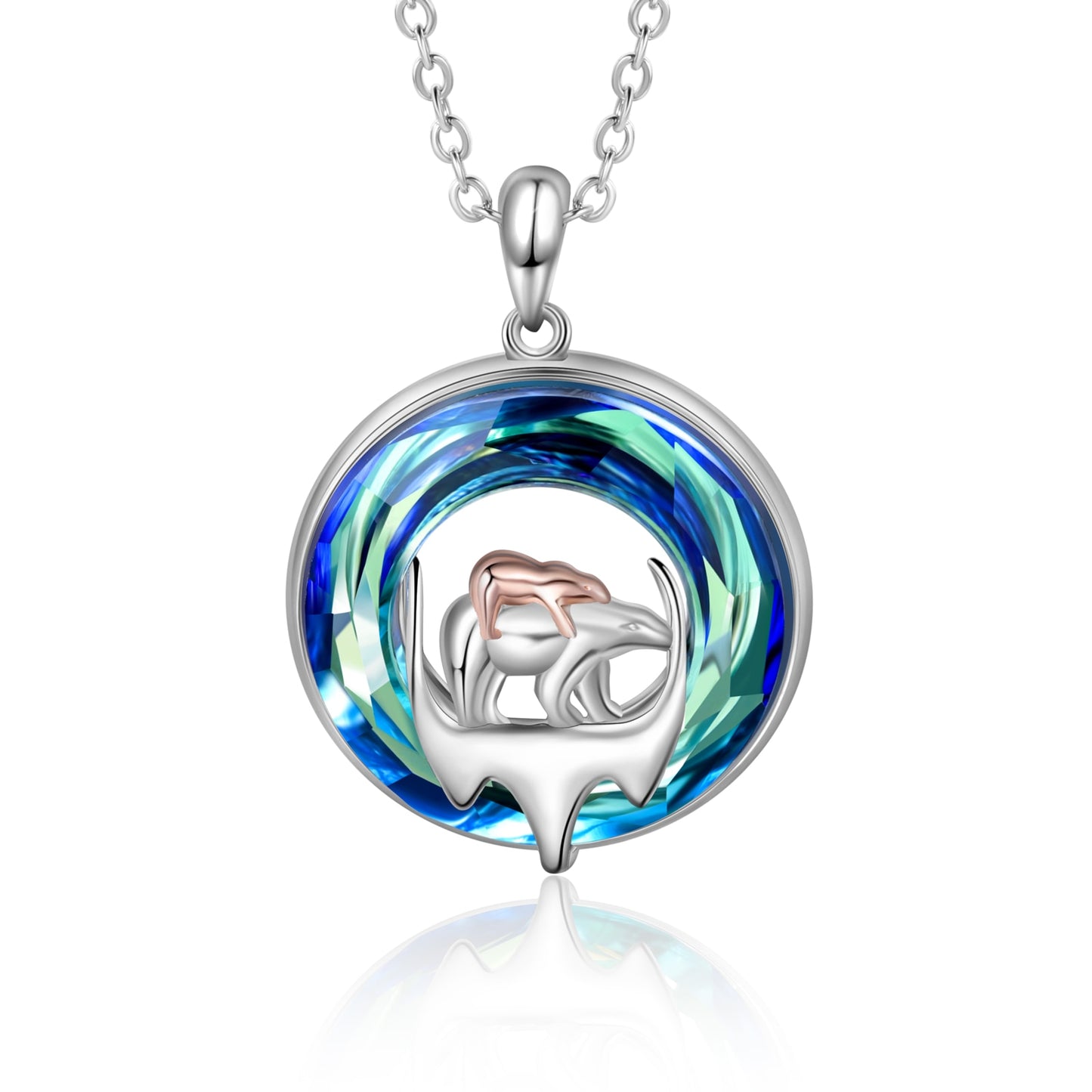Animal Blue Crystal Pendants Women's Copper Necklace (6 Styles)