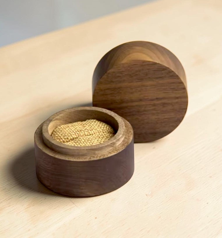 The Signature Walnut Box - Round