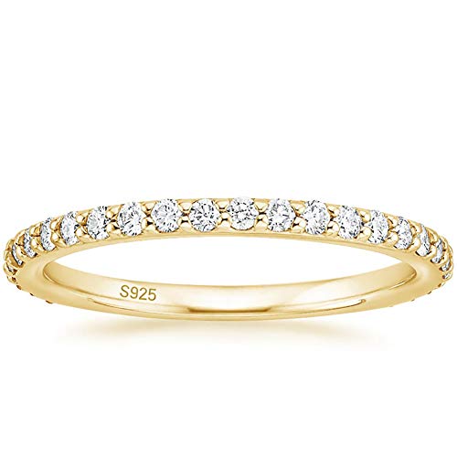 2mm Eternity 925 Sterling Silver Women's Ring - Promise Rings