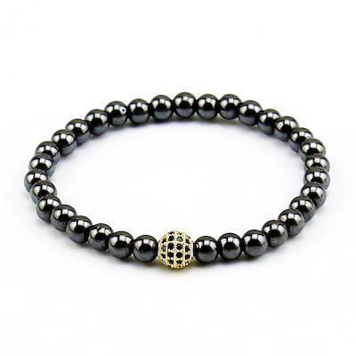 6mm Hematite Stone Bracelet (3 Styles) - Bracelets