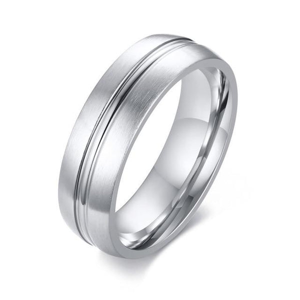 LIOYSIUT Anxiety Ring For Women & Men – Spinning Titanium Steel Fidget Ring, Size 6-10