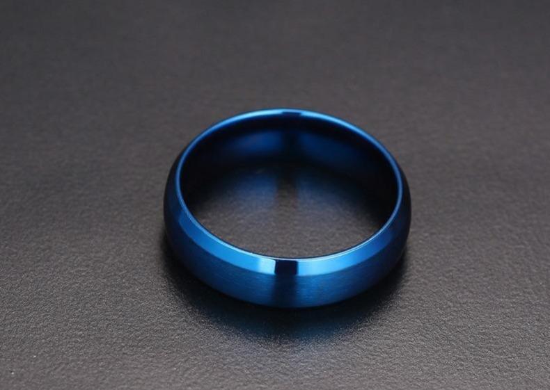 8mm Titanium Steel Unisex Rings (3 Colors)