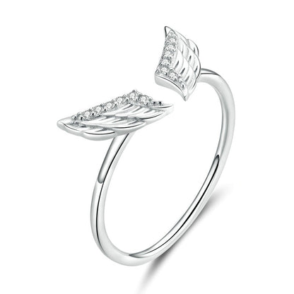 Flying Wings 925 Sterling Silver Adjustable Women's Ring