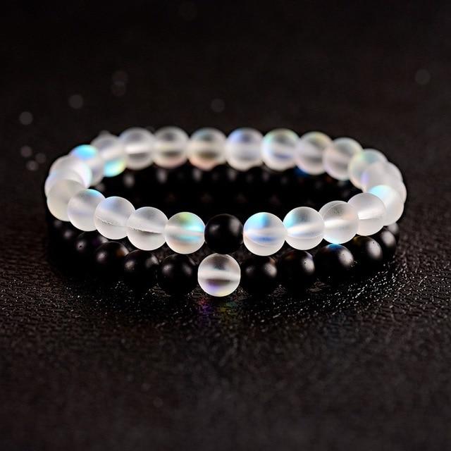 Natural Moonstone Labradorite Beads Friendship Bracelets - Bracelets