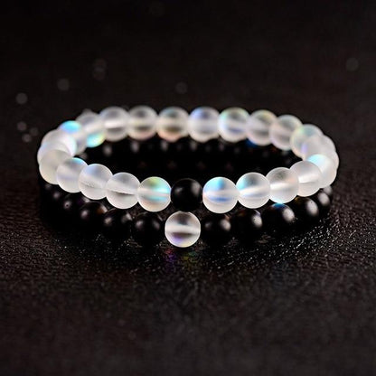 Natural Moonstone Labradorite Beads Friendship Bracelets - Bracelets