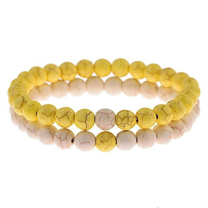 Natural Moonstone Labradorite Beads Friendship Bracelets - Bracelets