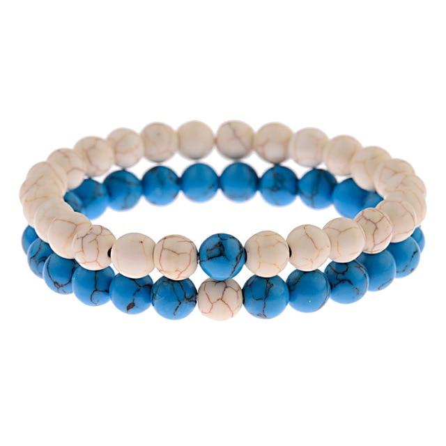 Natural Moonstone Labradorite Beads Friendship Bracelets - Bracelets