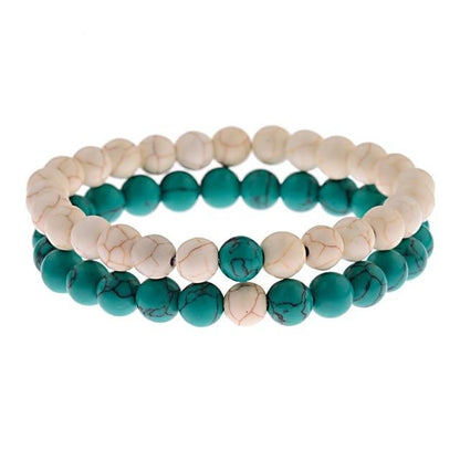 Natural Moonstone Labradorite Beads Friendship Bracelets - Bracelets