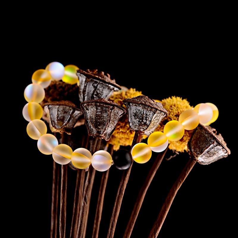 Natural Moonstone Labradorite Beads Friendship Bracelets - Bracelets