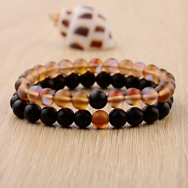 Natural Moonstone Labradorite Beads Friendship Bracelets - Bracelets