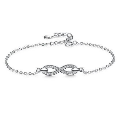 Infinity 925 Sterling Silver Bracelet