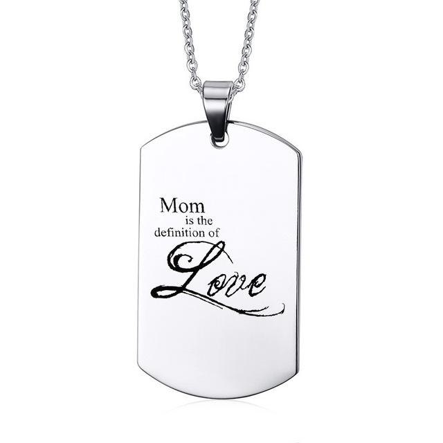 Mom Is The Definition Of Love Necklace