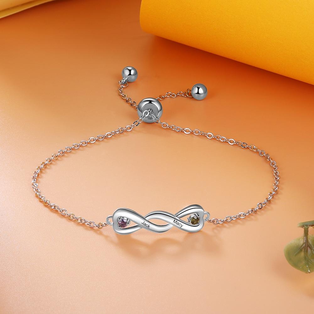 Shop Infinity Bangle Bracelet Silver with great discounts and prices online  - Jan 2024 | Lazada Philippines