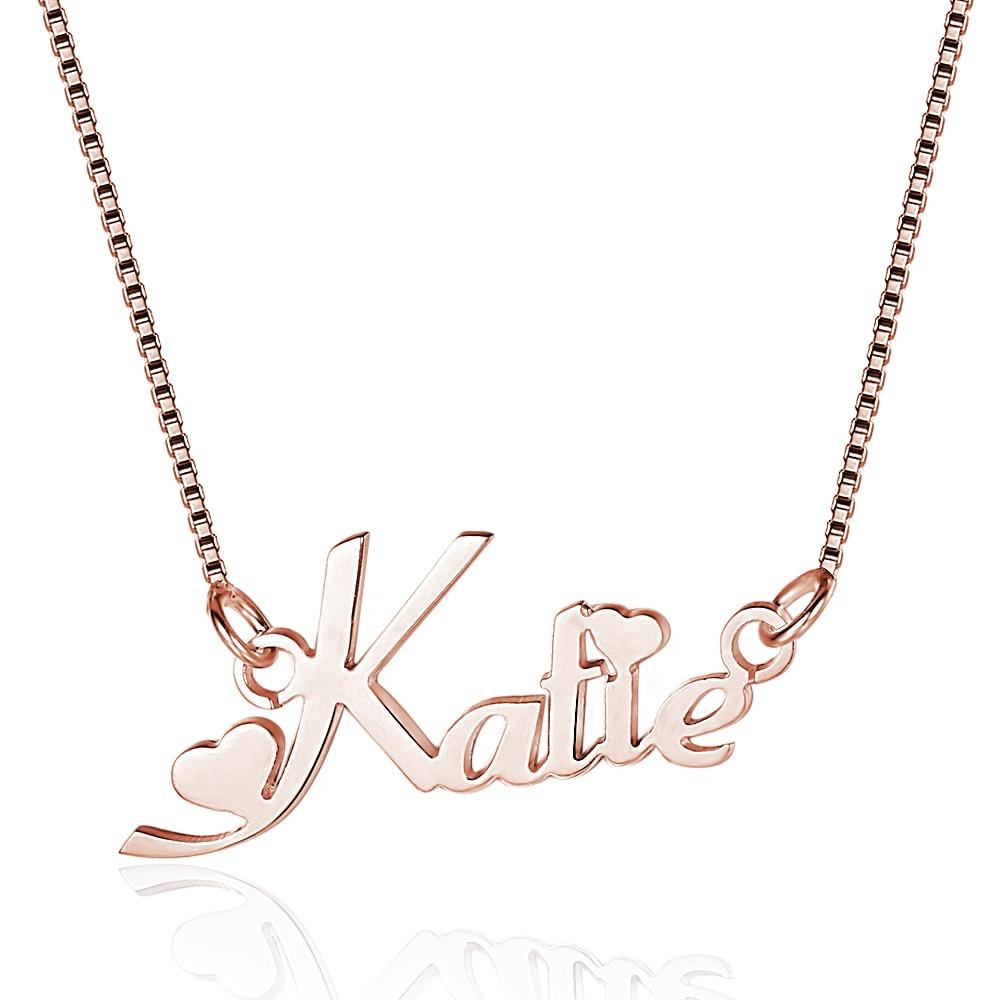 Personalized Name Plate 925 Sterling Silver Necklace