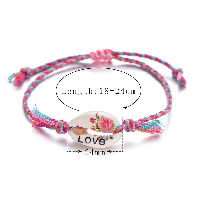 Bohemian Multicolored Rope Braided Friendship Bracelets for Women Handmade  Adjustable Custom Woven Friend Jewelry Gift - AliExpress