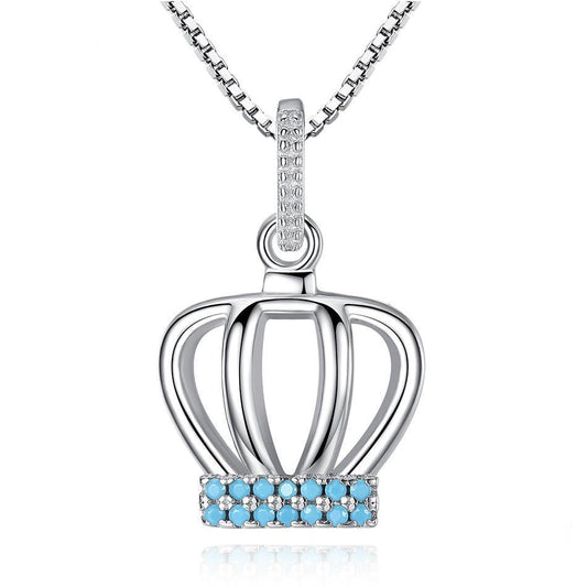 Royal Crown 925 Sterling Silver Necklace